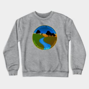 Coler Mountain Bike Preserve Design Crewneck Sweatshirt